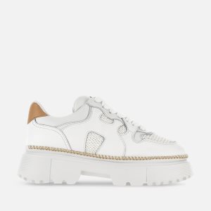 Hogan Dantel-ups H619 Kadın Loafer Ayakkabı Beyaz | TZ7852319