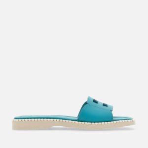 Hogan Düz H638 Kadın Sandalet Yeşil | RY6350947