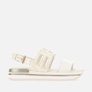 Hogan H222 Ivory Kadın Sandalet Beyaz Pembe | FH2589316