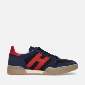 Hogan H327 Erkek Spor Ayakkabı Mavi Kırmızı | TS5172940