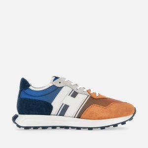 Hogan H601 Erkek Spor Ayakkabı Mavi Turuncu Beyaz | BS3105978