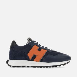 Hogan H601 Erkek Spor Ayakkabı Turuncu Mavi Beyaz | TY9703415