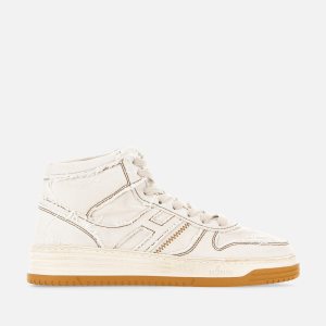 Hogan H630 High Top Düz Erkek Spor Ayakkabı Beyaz | KO7409825