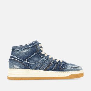 Hogan H630 High Top Düz Erkek Spor Ayakkabı Mavi | RM8139205