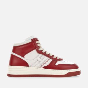 Hogan H630 High Top Kadın Spor Ayakkabı Beyaz Kırmızı | FI0283461