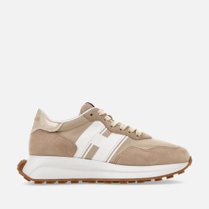Hogan H641 Kadın Spor Ayakkabı Bej Rengi Beyaz | VH0259478
