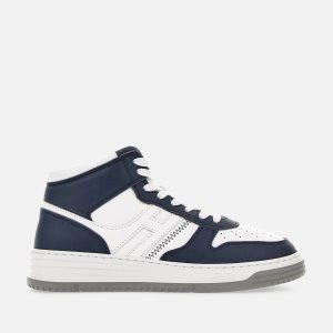Hogan High Top H630 Düz Erkek Spor Ayakkabı Beyaz | ZP2043569