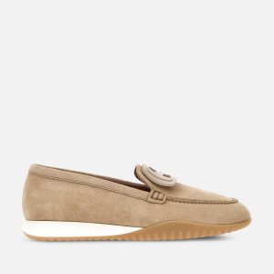 Hogan Olympia-Z Loafers Kadın Loafer Ayakkabı Bej Rengi | IX8579306