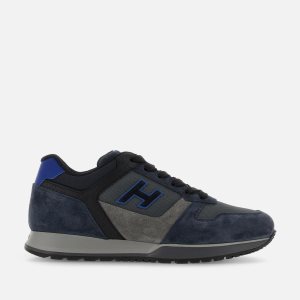 Hogan Sportif H321 Erkek Spor Ayakkabı Gri Mavi Siyah | DP6150978