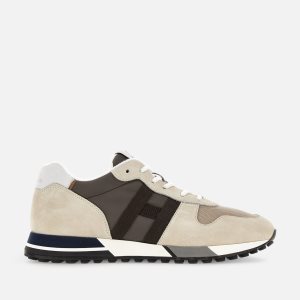 Hogan Sportif H383 Erkek Spor Ayakkabı Bej Rengi Gri Kahverengi | TU4193827
