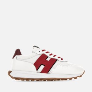 Hogan Sportif H601 Erkek Spor Ayakkabı Beyaz Kırmızı Bordo | TR1284350