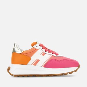 Hogan Sportif H641 Kadın Spor Ayakkabı Beyaz Turuncu Pembe | SM8561047