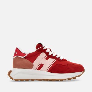 Hogan Sportif H641 Kadın Spor Ayakkabı Kırmızı Pembe Beyaz | DF2703841