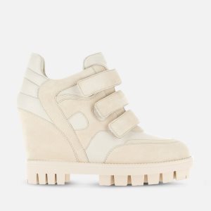 Hogan Wedge H234 Ivory Kadın Tıknaz Spor Ayakkabı Beyaz | VQ0642783