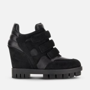 Hogan Wedge H234 Kadın Tıknaz Spor Ayakkabı Siyah | PZ3865294